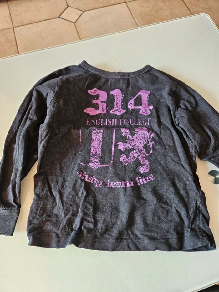 2 t-shirts manches longues - photo numéro 2