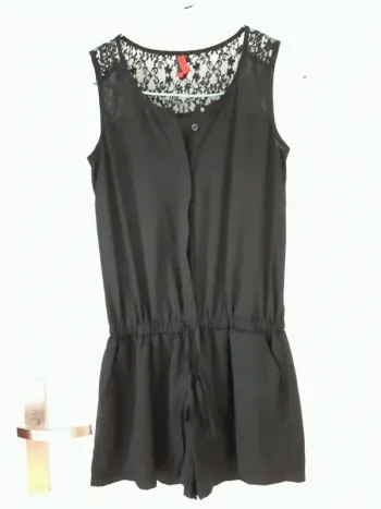 Combinaison short noire