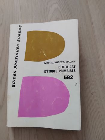 Certificat d'études primaires 