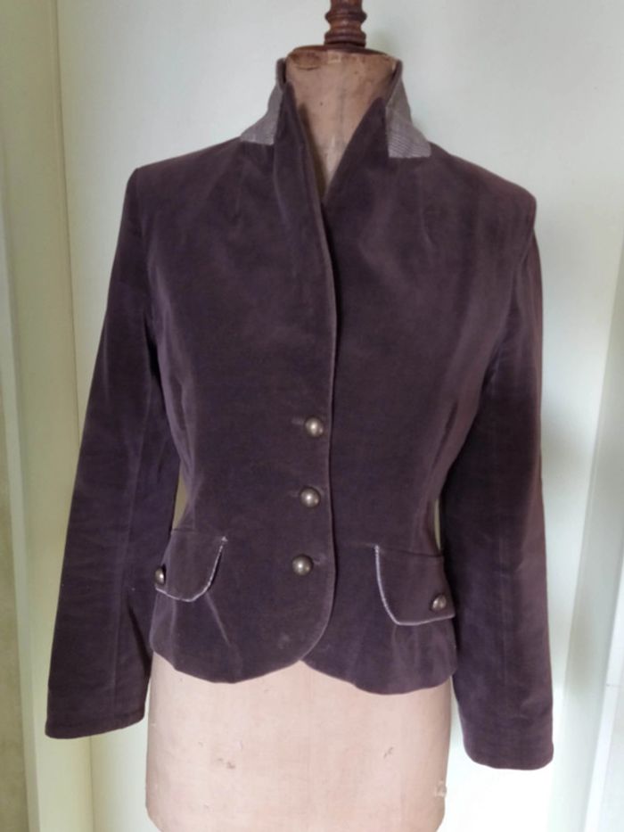 Veste velours Jus d'Orange 38