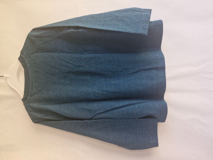 T-shirt manches longues 2/4 ans Lupilu Bleu canard chiné - photo numéro 2