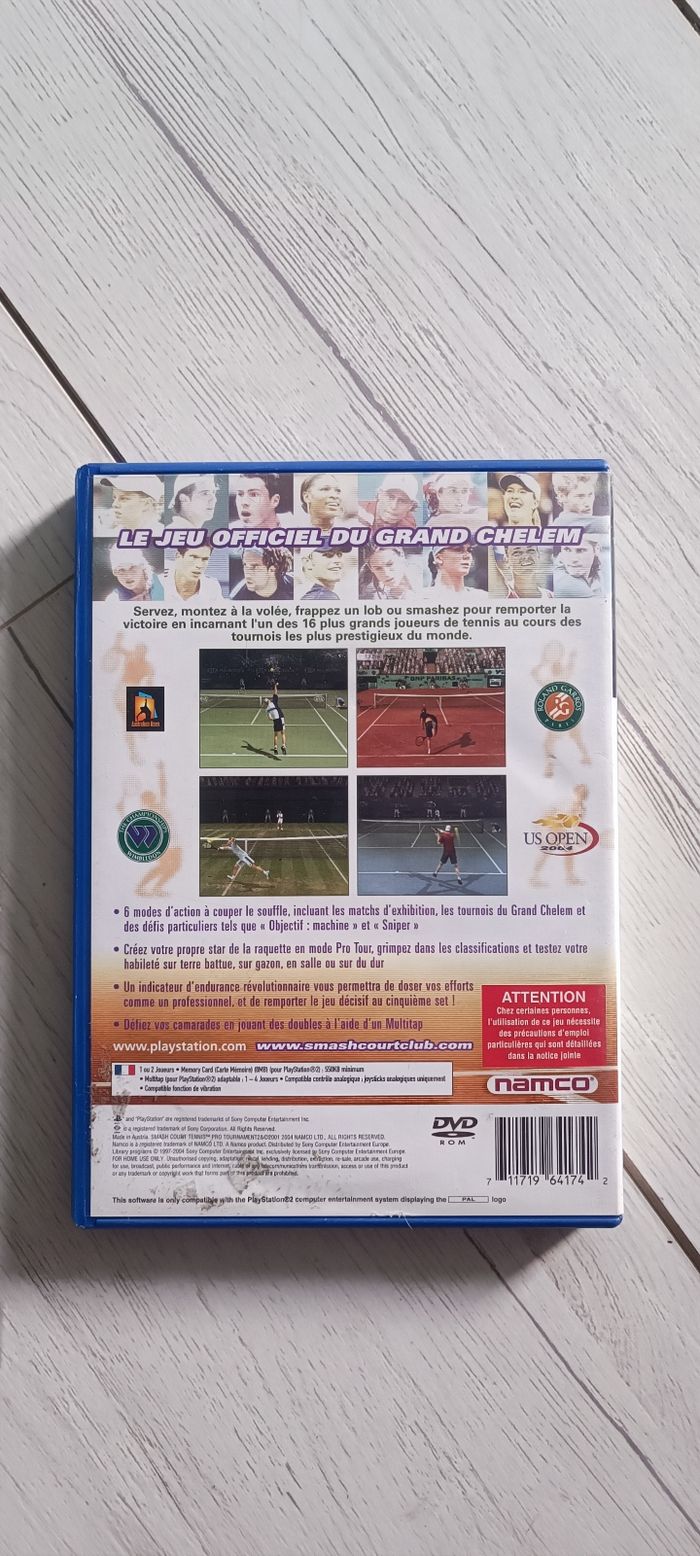🎮 Jeu PlayStation 2 /PS2 Smash court tennis pro tournament 2 🎮 - photo numéro 2