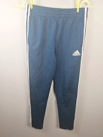 jogging Trackpant adidas bleu foncé / logo brodé taille 14/16 ans (492)