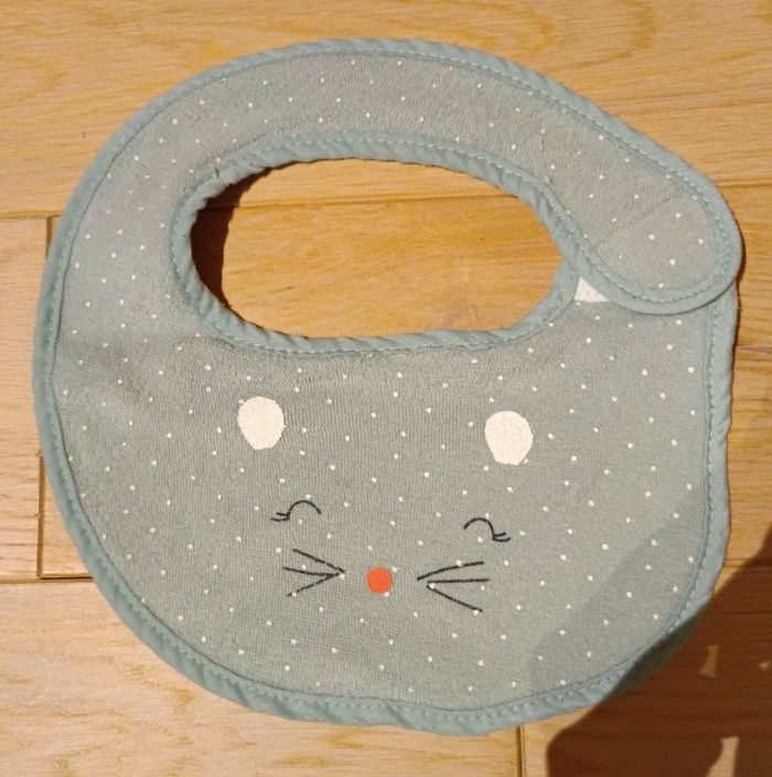 Lot de 5 bavoirs à scratch pour bébé fille - photo numéro 4