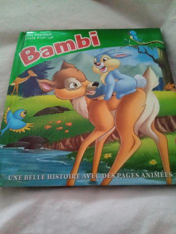 Livre pop up bambi