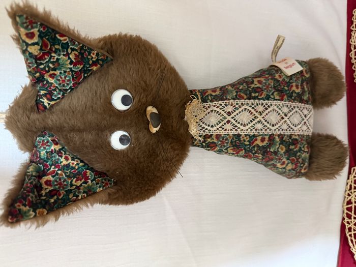 doudou musical vintage chat borg - photo numéro 2