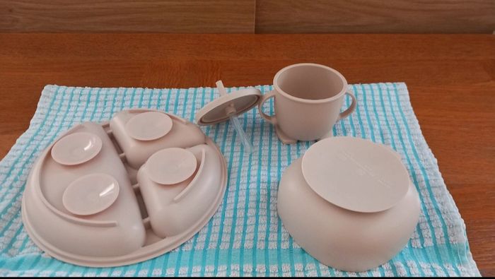 Assiette, bol et verre - photo numéro 2