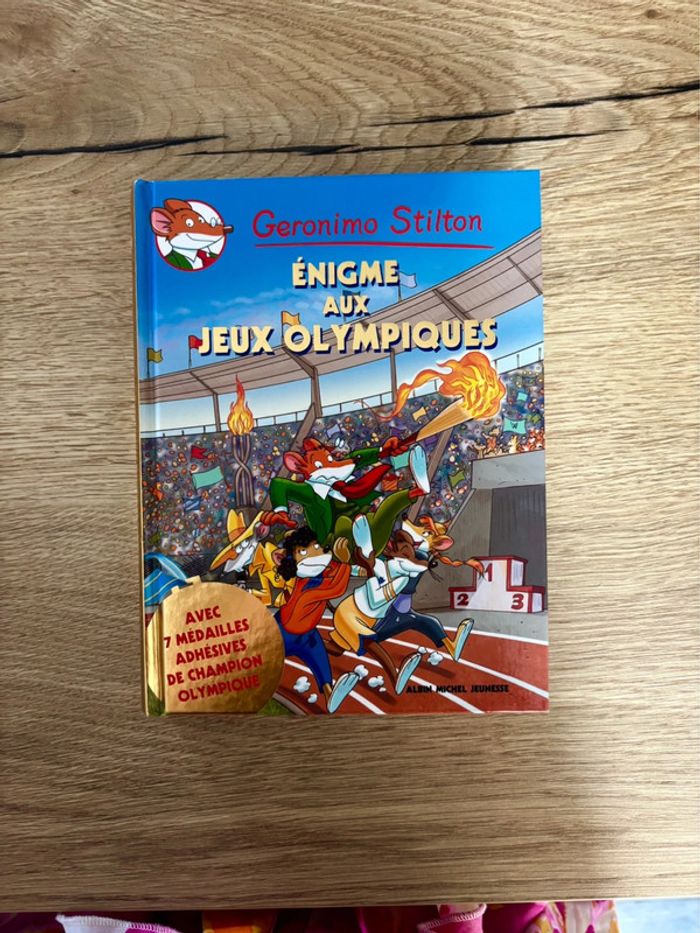Livre Geronimo Stilton Hors Collection : Énigme aux jeux olympiques / Idéal pour les Enfants