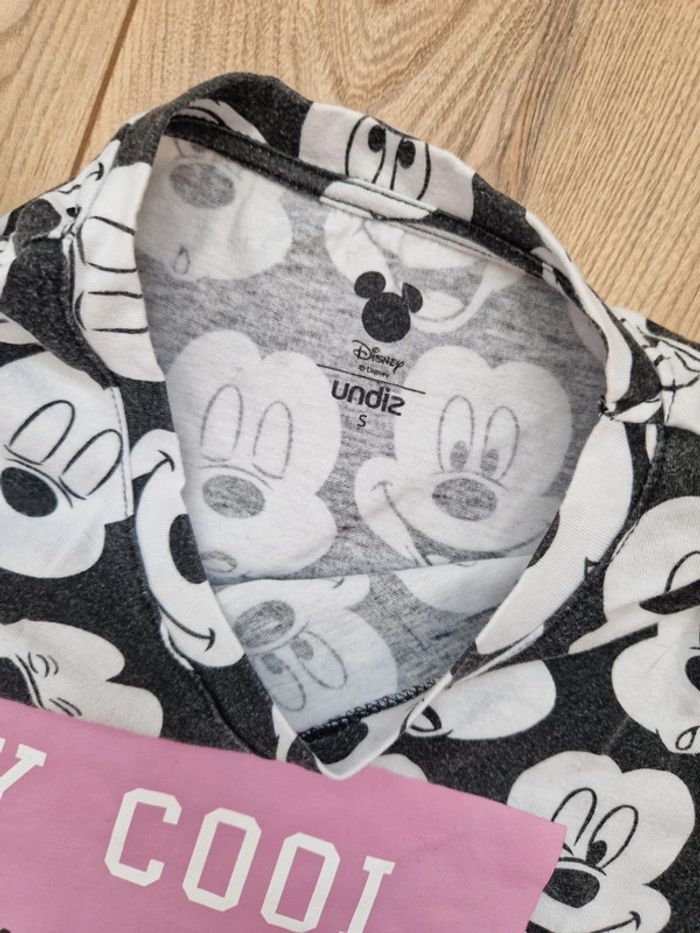 🖤 Tunique pyjama Mickey Disney Undiz Taille S - photo numéro 3
