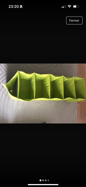 Étagère en tissu rigide pendre