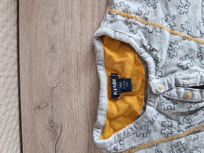 T-shirt manches longues puzzle Kiabi 24 mois - photo numéro 2