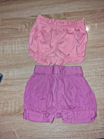 Lot 2 short 3 mois