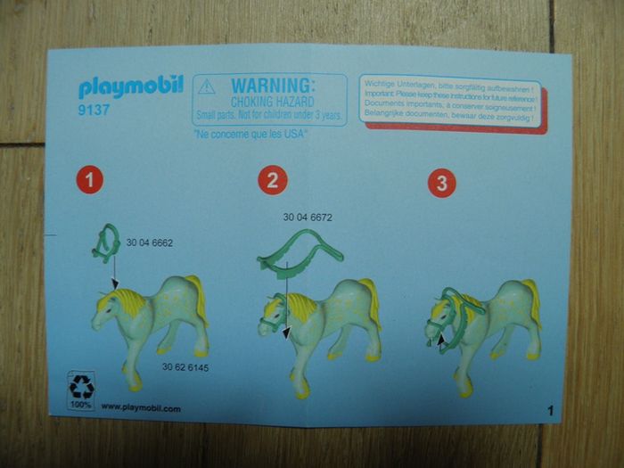 Playmobil 9137 Fée avec cheval complet + boîte - photo numéro 7
