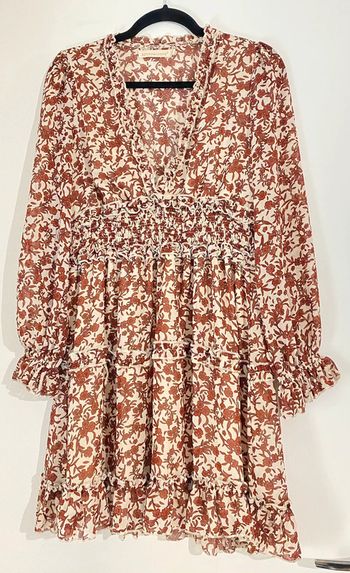 Robe Fleurie Avec Volant Taille S-M
