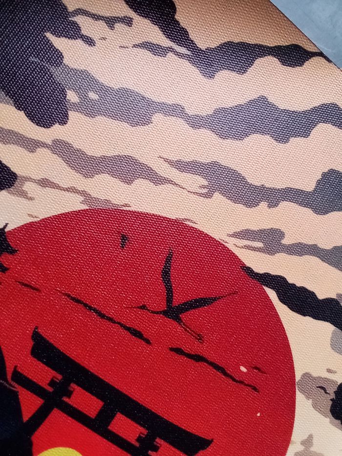 AFFICHE POSTER TOILE A4 VOITURE PAYSAGE NUIT JAPON - photo numéro 4
