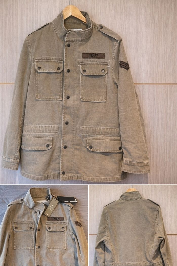 Veste IKKS Kaki neuve - photo numéro 2