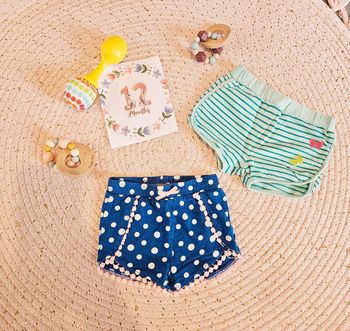 Lot 2 shorts taille 12 mois