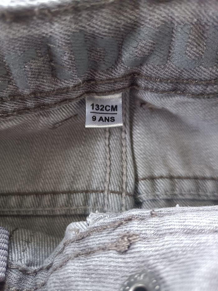 Jeans gris Vertbaudet 9ans - photo numéro 4