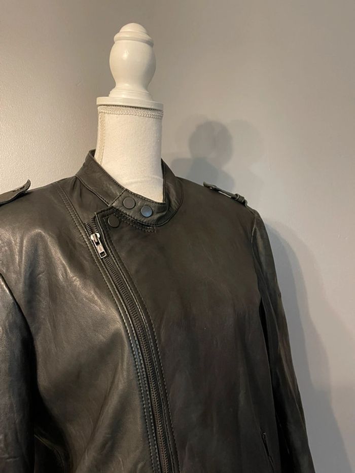Veste en cuir Teddy Smith L - photo numéro 2