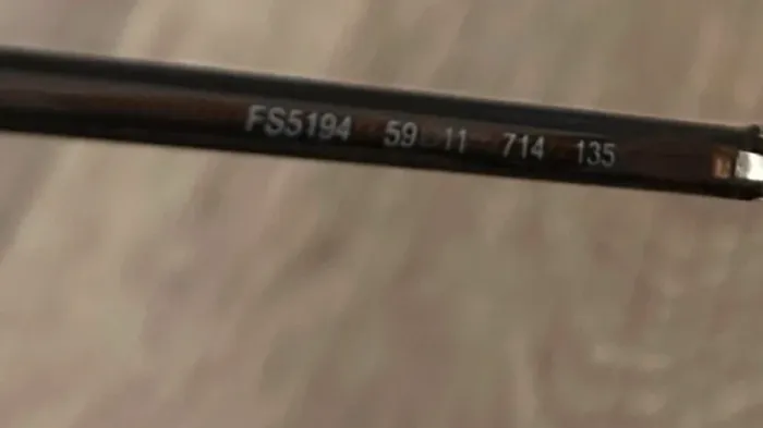 Fendi lunette de soleil doré FS 5194 Branche imprimé logo - photo numéro 10