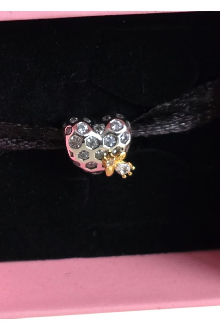Charm Bridgerton Cœur Nid d'abeilles et Abeille - photo numéro 1