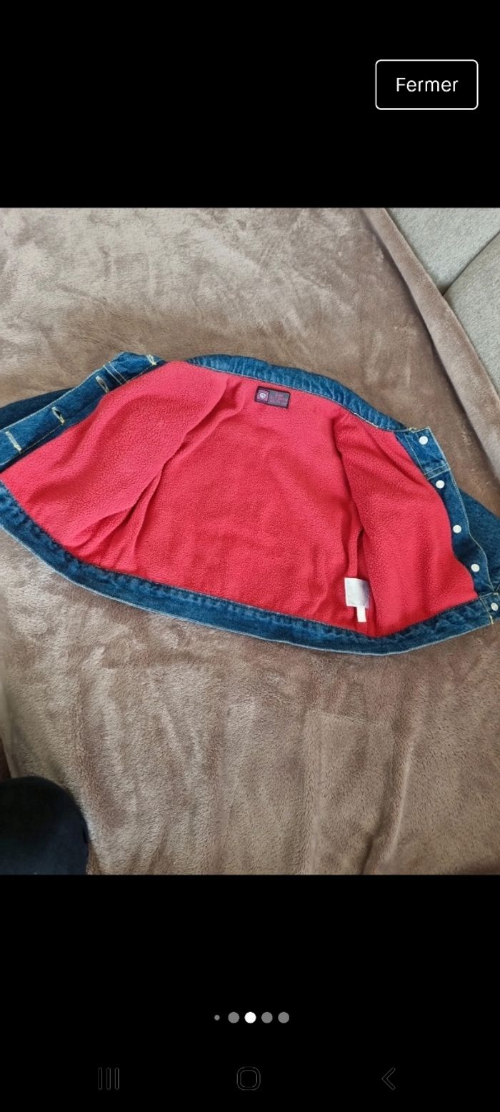 Veste en jean fourré à l'intérieur - photo numéro 4