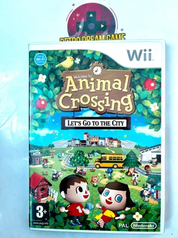 Animal crossing let's go to the city pour WII