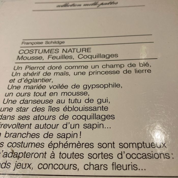 Livre costumes nature - photo numéro 2