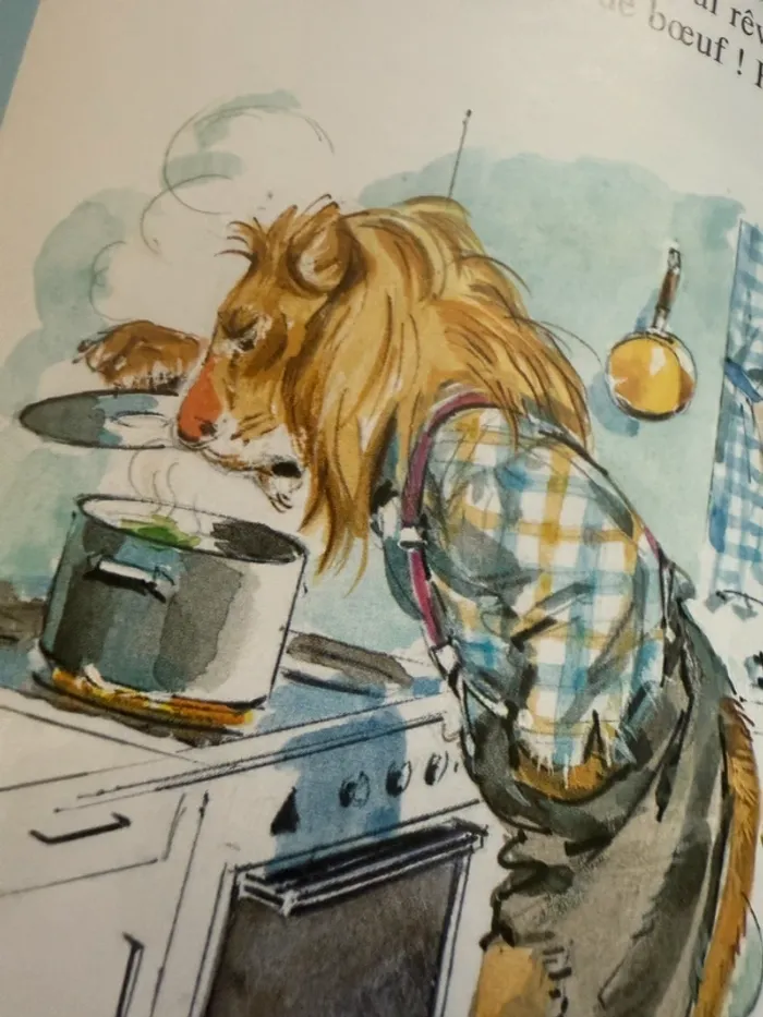 Caroline et les Vagabonds livre chien lion singe brigands SDF sans abris Pierre Probst - photo numéro 4