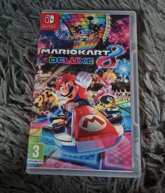 Boîte vide de jeu MarioKart deluxe 8