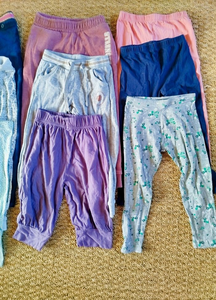 Lot pantalons leggings fille - photo numéro 3
