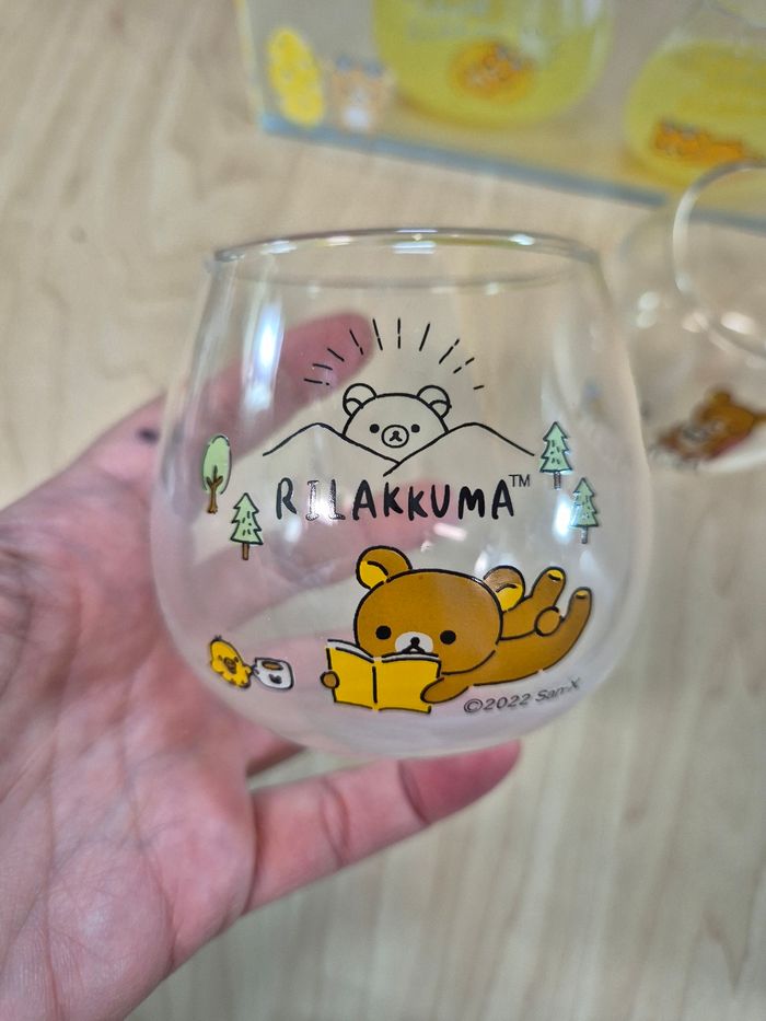 Set 2 verres Rilakkuma Style Yura Yura - photo numéro 2