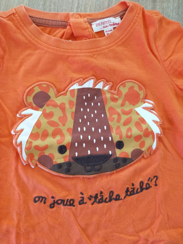 Lot de 3 t-shirts félins 18 mois - photo numéro 5