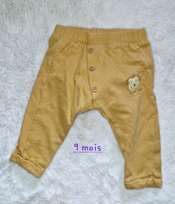 Pantalon Disney garçon 9 mois