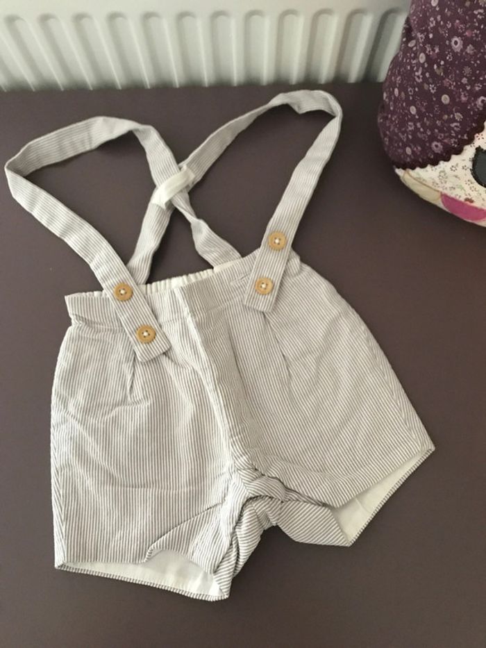 Short bretelles Jacadi 3 mois