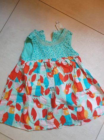 Robe perroquet vertbaudet 12 mois