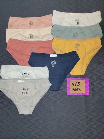 7 Culottes Jour de la semaine + 2 offertes