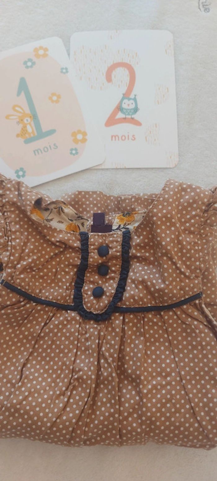 Robe bébé fille 12 mois manche courte - photo numéro 9