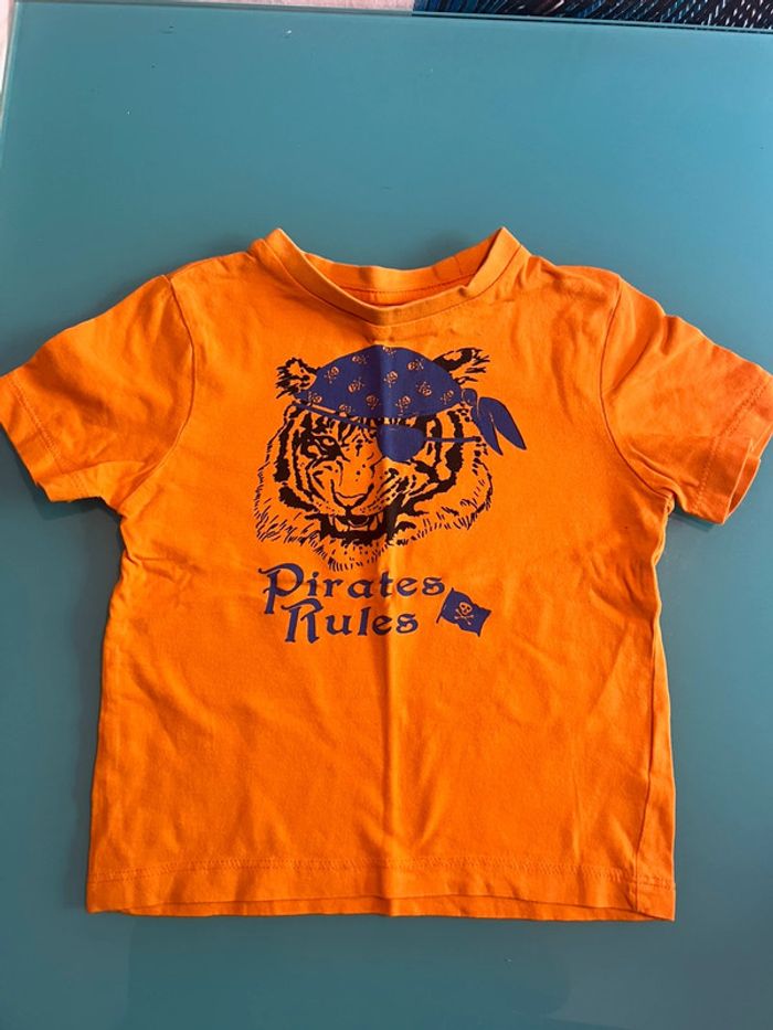 T shirt tigre orange