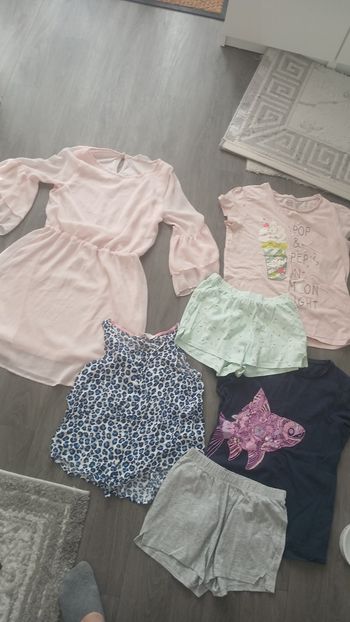 Lot fille été  11/12ans 