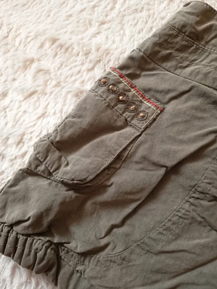 Jupe kaki Sergent Major en 23M + collant offert - photo numéro 3