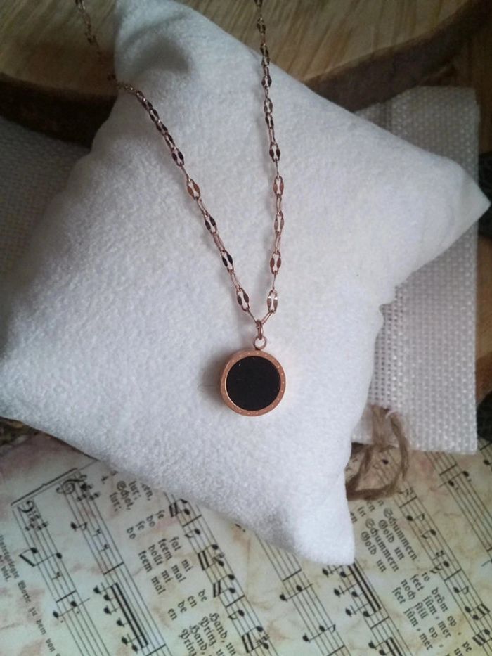 Collier réversible en acier inoxydable