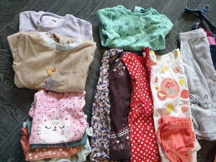 Lot de 23 vêtements été fille 9 mois - photo numéro 4