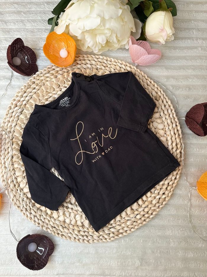 Lot de 2 tee-shirts manches longues Kiabi et Tape à l’œil 3 mois - photo numéro 4