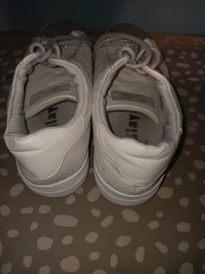 Chaussures blanche  argenté - photo numéro 2