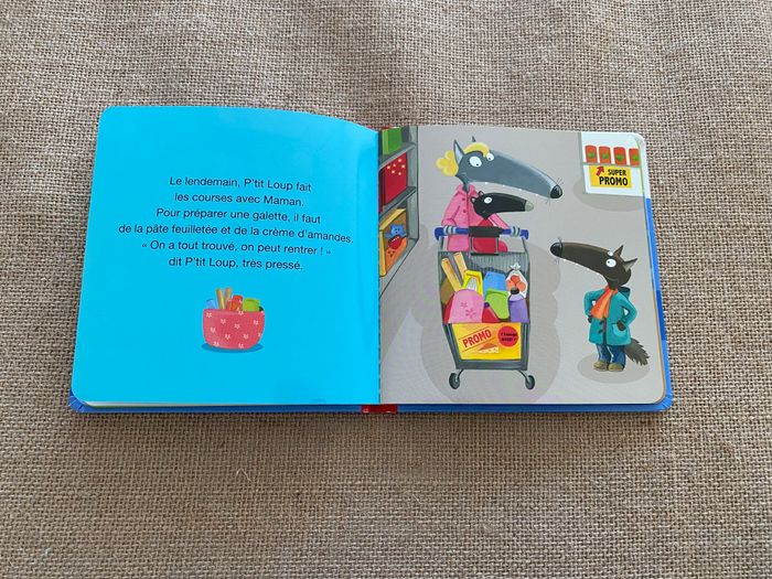 Livre p'tit loup est le roi de la galette Auzou - photo numéro 4