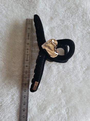 Belle pince a cheveux, chic, cœur doré