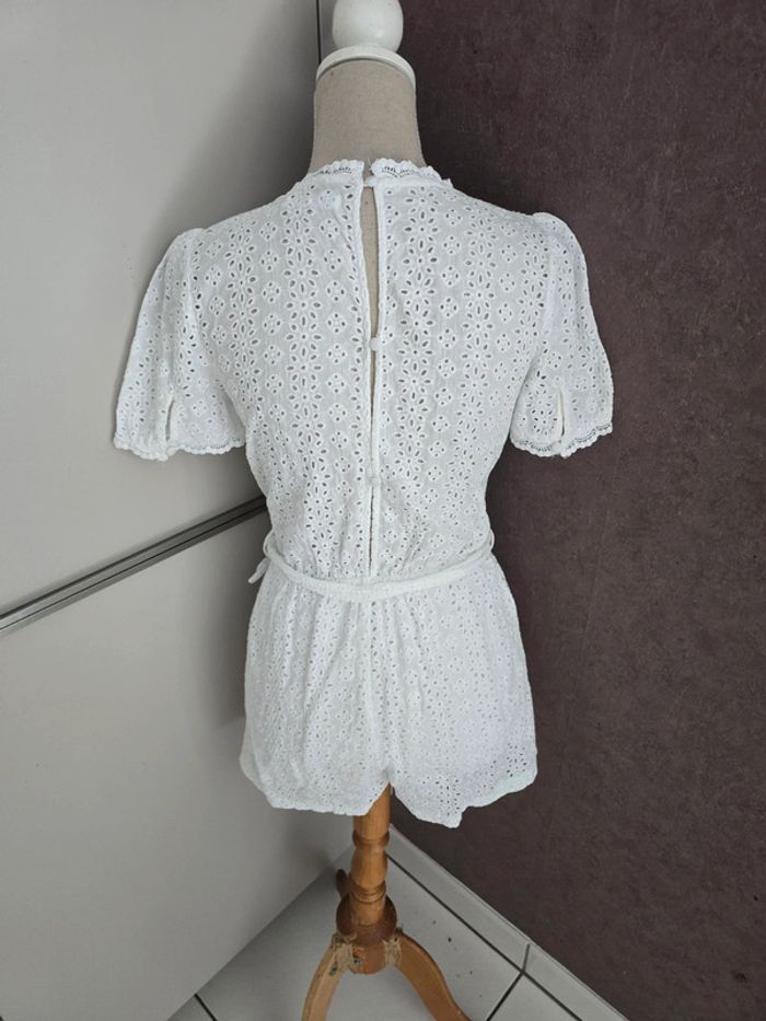 Combishort broderie anglaise Majolica taille S excellent état - photo numéro 2