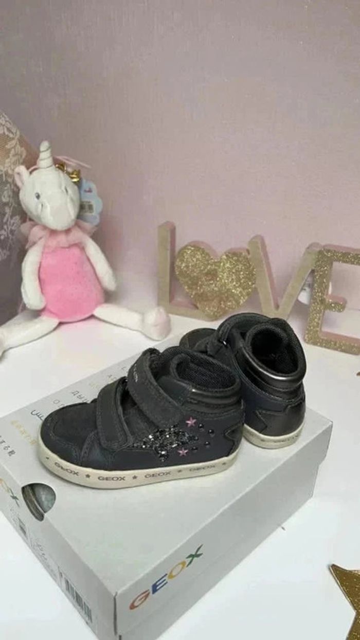 Geox Gris foncé fille en cuir 21 - photo numéro 3