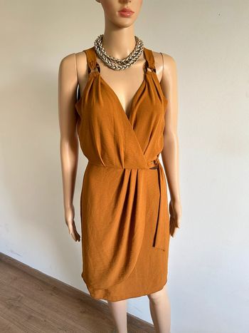 Robe jaune muscade neuve sans manches Morgan taille 34 (valeur 70€)